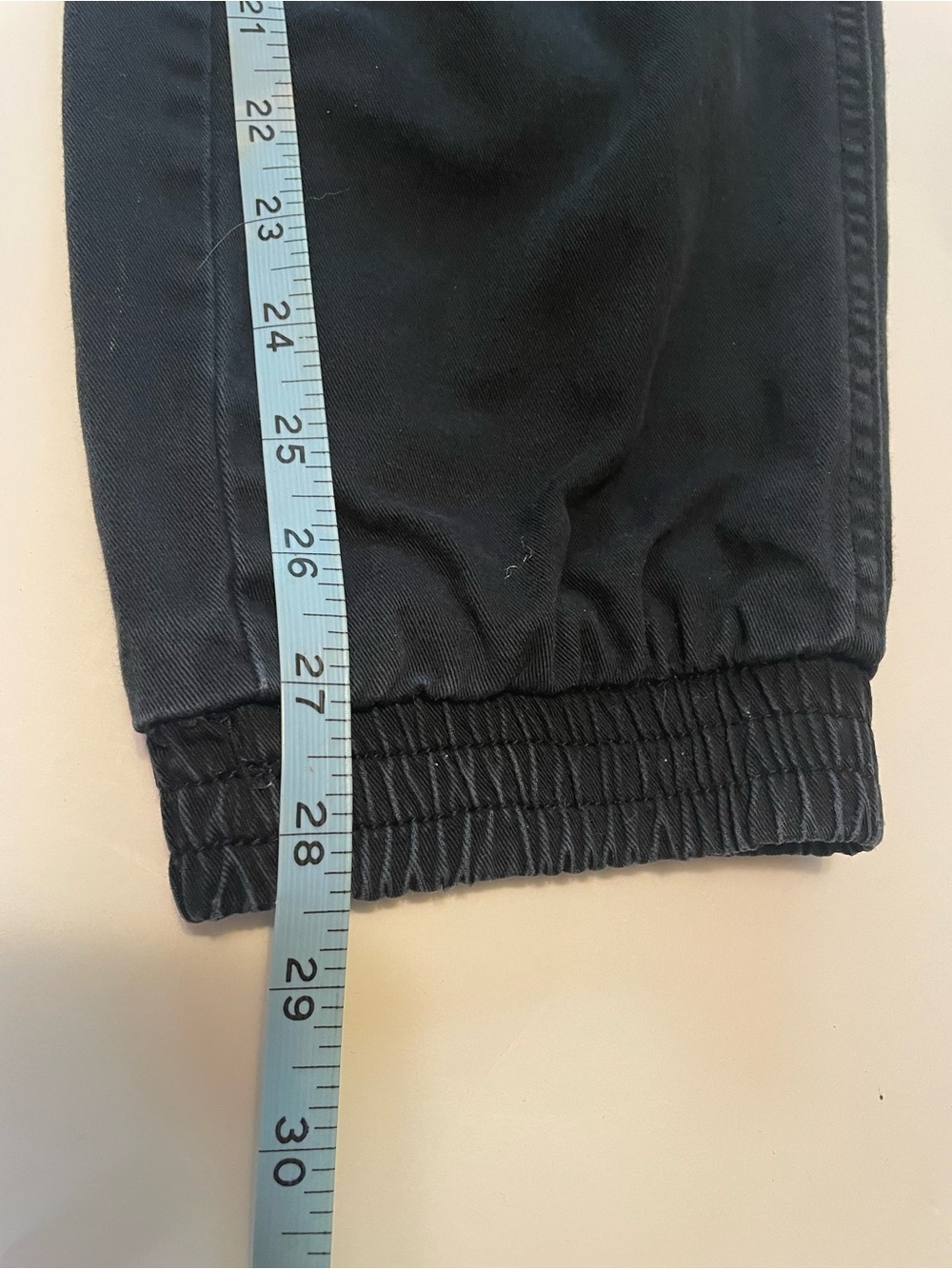 Dickies Black Cargo Jogger Pants Adjustable Waist Size 7/28 - Picture 6 of 9